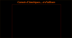 Desktop Screenshot of carnetsdameriquesetdailleurs.fr